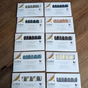 Color Street Nail Polish Strips Set